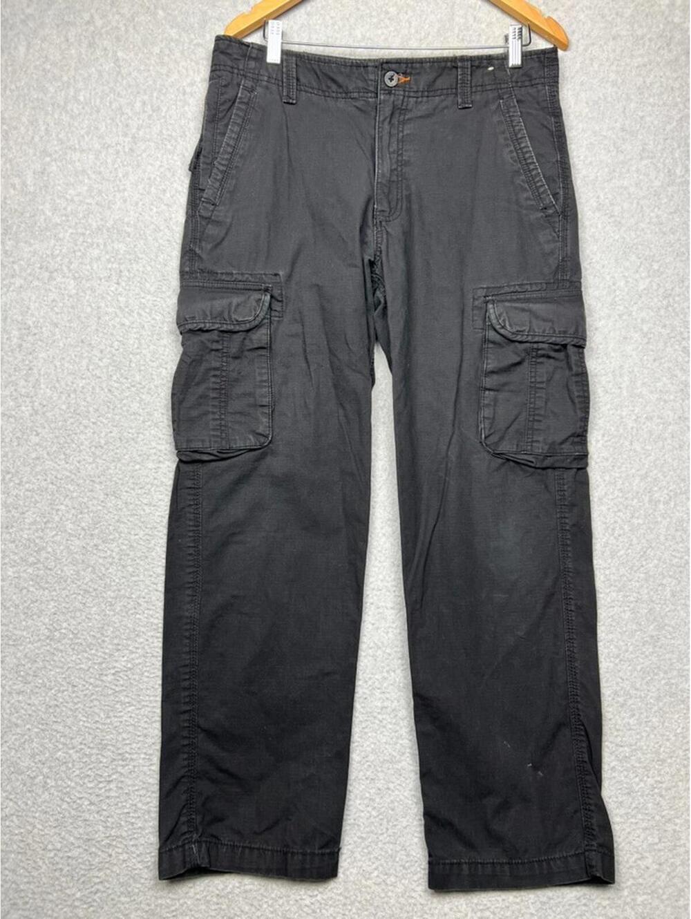 Outdoor Life Mens 32x30 Cargo Pants Durable Hiking Outdoor Utility Workwear